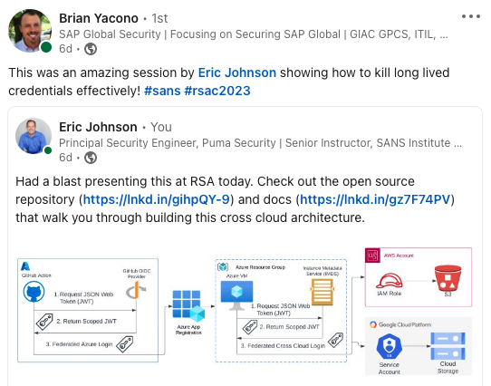Brian Yacono, SAP Global Security