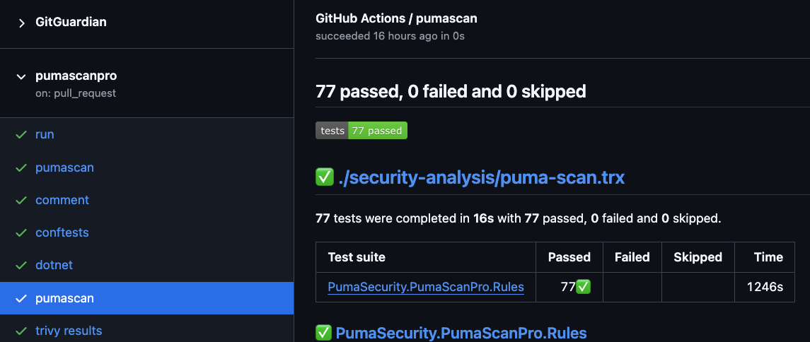 Test Result